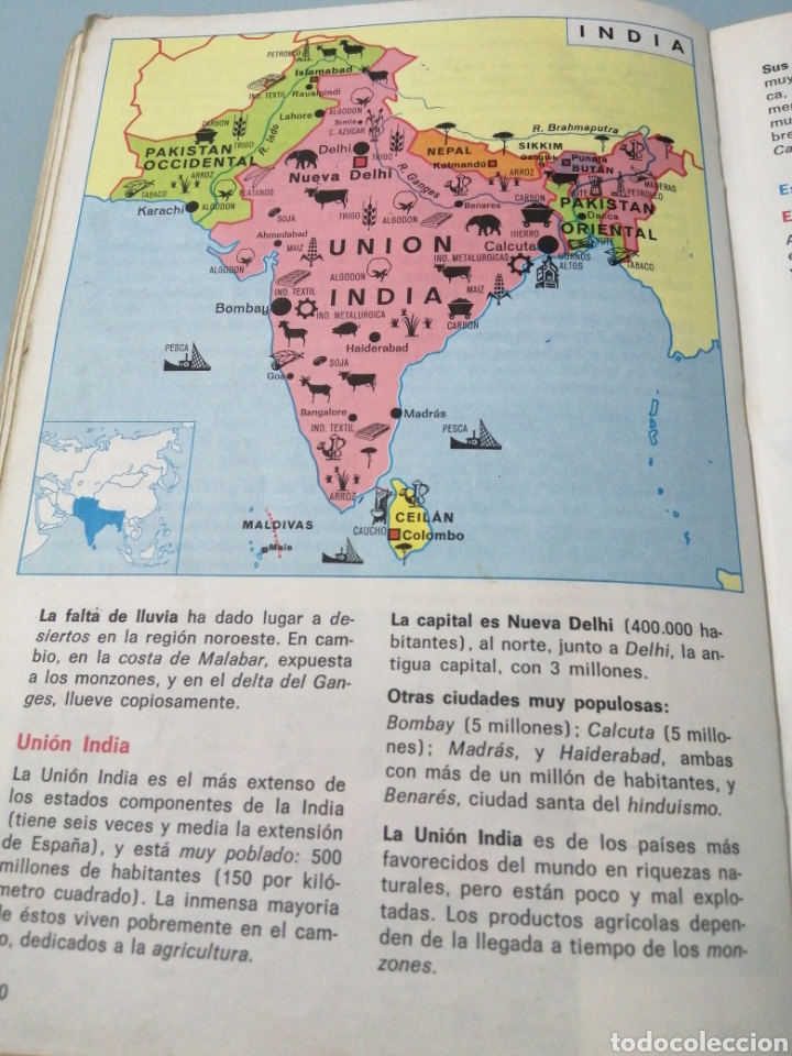 Libros de segunda mano: GEOGRAFIA UNIVERSAL 2. 1969. EDELVIVES. - Foto 7