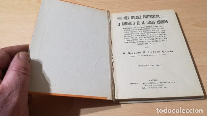 Libros de segunda mano: PARA APRENDER PRACTICAMENTE ORTOGRAFIA LENGUA ESPA&Ntilde;OLA - GERARDO RODRIGUEZ	 / 	M 101 - Foto 3
