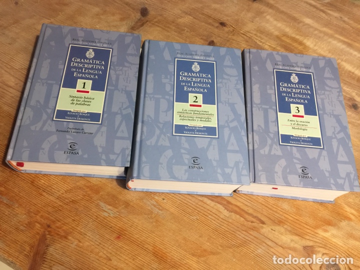 Libros de segunda mano: Gram&aacute;tica descriptiva de la lengua espa&ntilde;ola. Espasa - Foto 2
