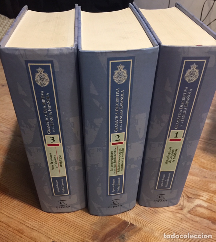 Libros de segunda mano: Gram&aacute;tica descriptiva de la lengua espa&ntilde;ola. Espasa - Foto 1