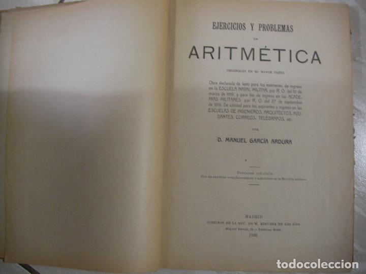 Libros de segunda mano: ANTIGUO LIBRO DE TEXTO - ARITMETICA - Foto 2