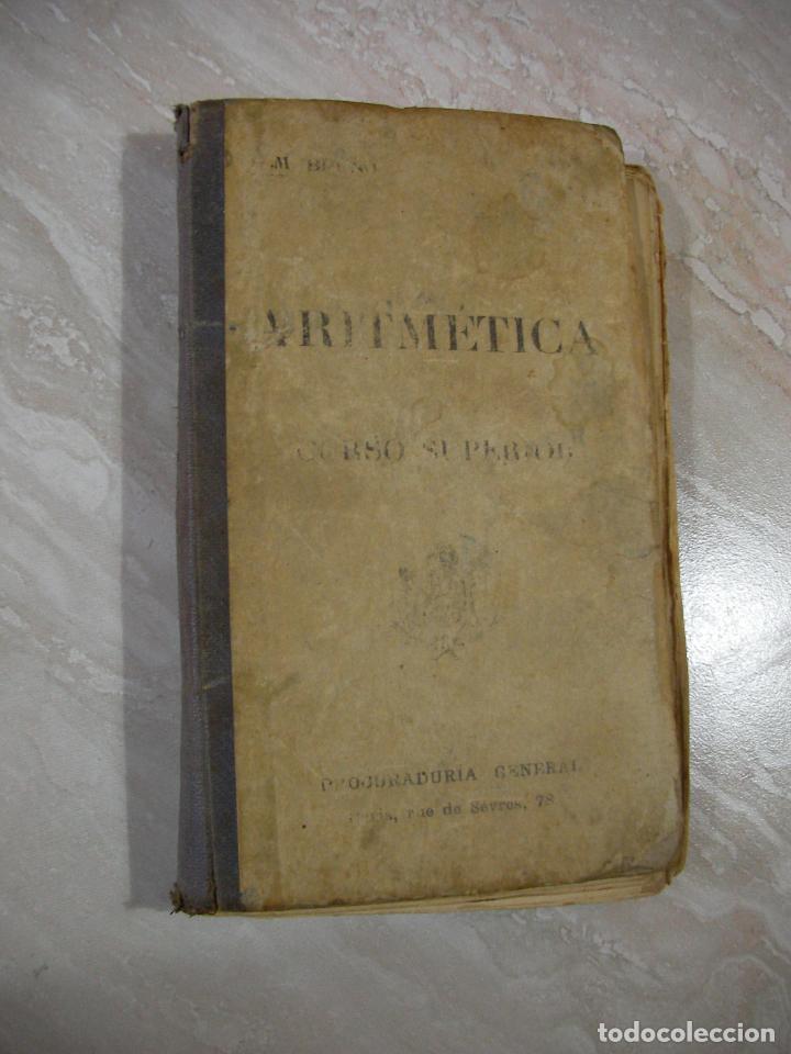 Libros de segunda mano: ANTIGUO LIBRO DE TEXTO - ARITMETICA - CURSO SUPERIOR - Foto 1