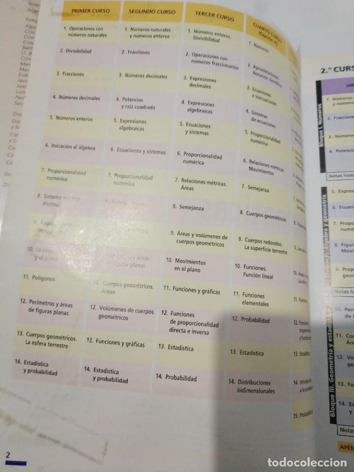 Libros de segunda mano: MATEMATICAS 2&ordm; ESO. SANTILLANA - Foto 2