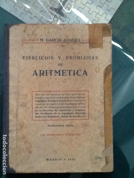 Libros de segunda mano: EJERCICIOS Y PROBLEMAS DE ARiTMETICA - Foto 1