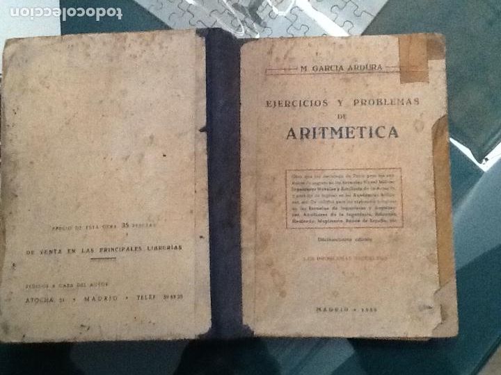 Libros de segunda mano: EJERCICIOS Y PROBLEMAS DE ARiTMETICA - Foto 3