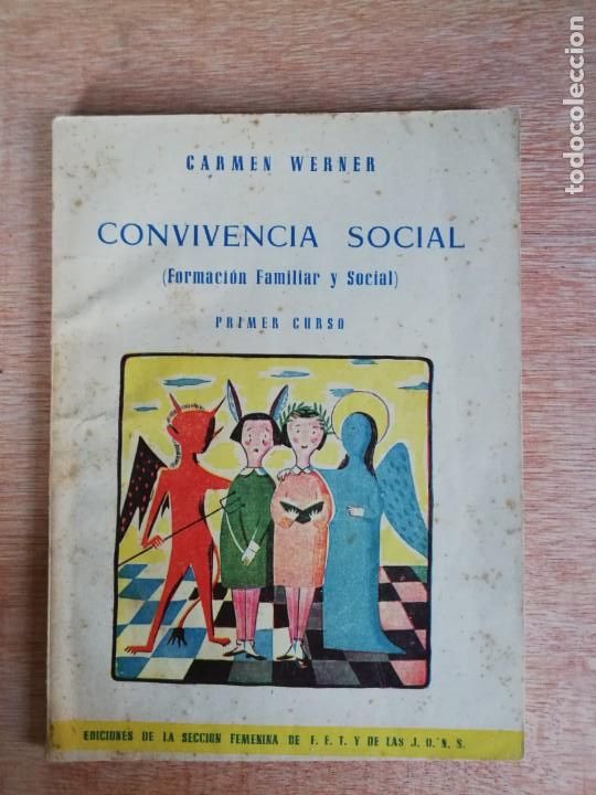 Libros de segunda mano: Convivencia Social. Primer curso. Carmen Werner. 1955 - Foto 1