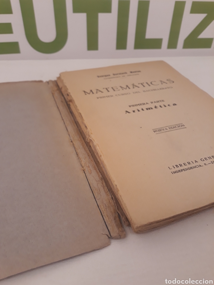 Libros de segunda mano: Matematicas.Baratech.1er curso del bachillerato. - Foto 2