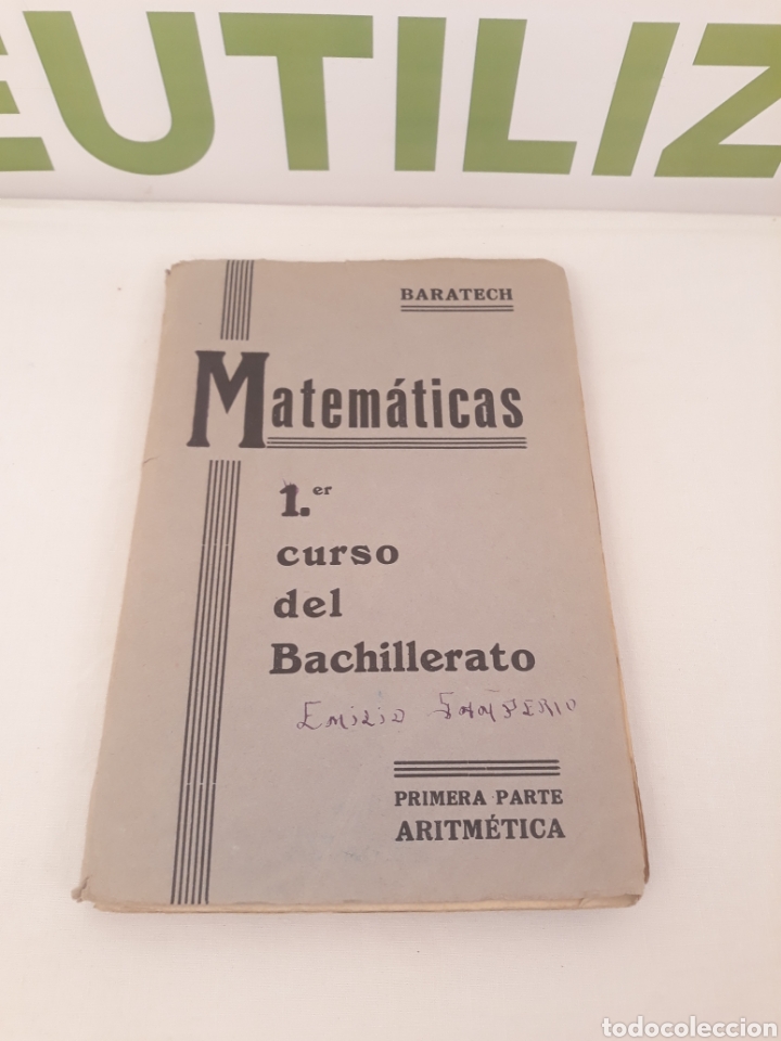 Libros de segunda mano: Matematicas.Baratech.1er curso del bachillerato. - Foto 1