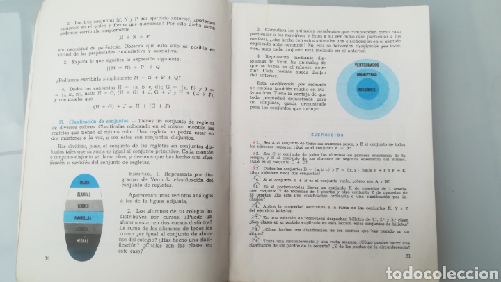 Libros de segunda mano: Matem&aacute;tica Moderna de Primero. Libro de 1969. - Foto 2