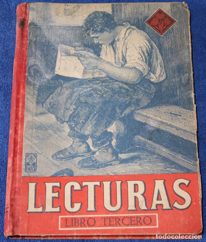 Libros de segunda mano: Lecturas - Libro tercero - Edelvives (1946) - Foto 1