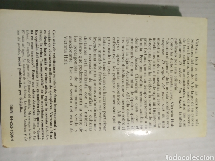 Libros de segunda mano: El orgullo del pavo real, Victoria Holt - Foto 4