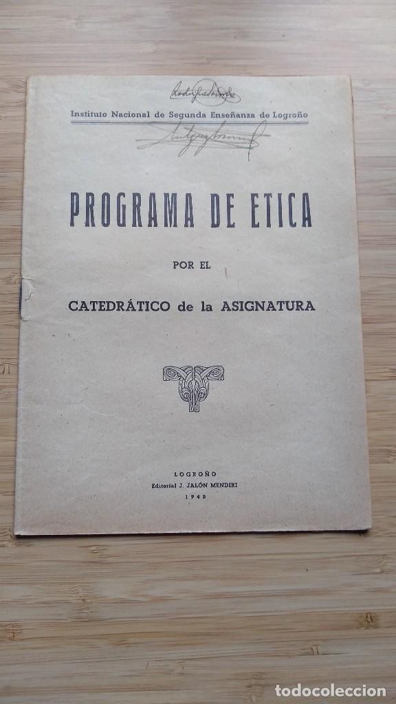 Libros de segunda mano: &Eacute;tica elemental. Calixto Ter&eacute;s Garrido - Foto 2