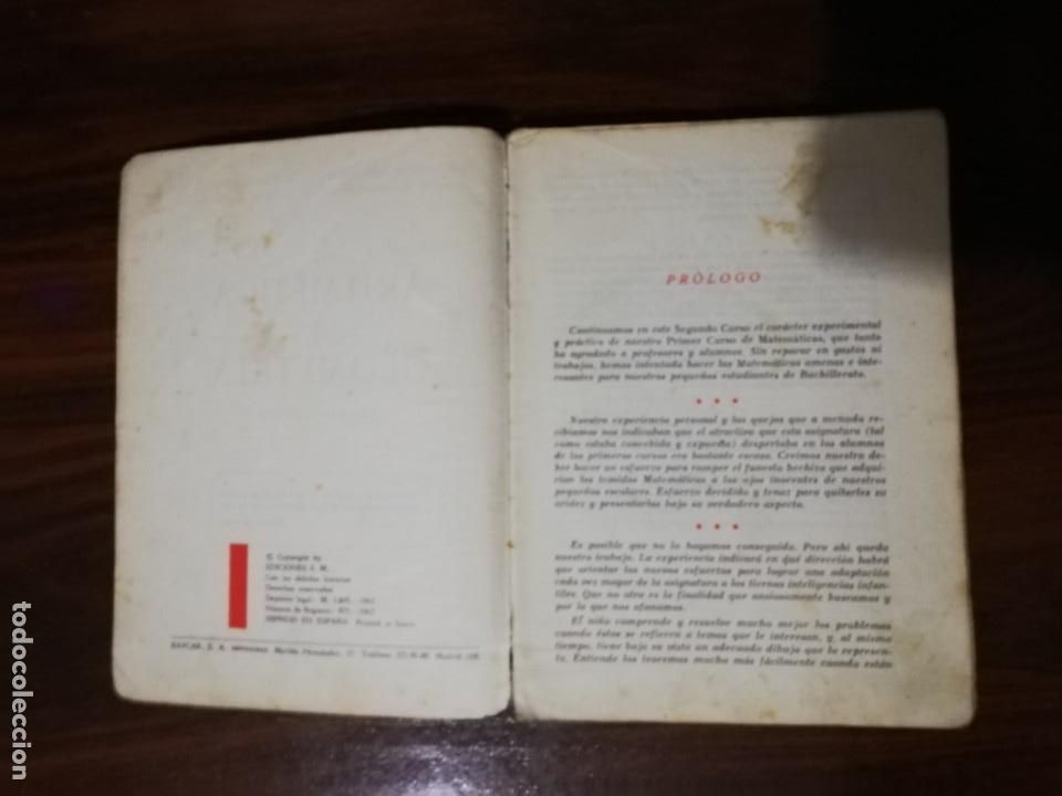 Libros de segunda mano: Matem&aacute;ticas 2&ordm;. C. Marcos y J. Mart&iacute;nez - Foto 3