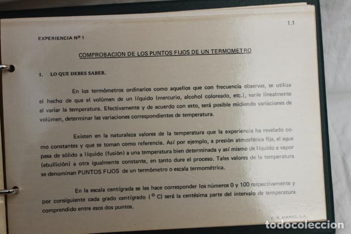Libros de segunda mano: PRACTICAS DE TERMOLOGIA, C.R. MARES S.A. 1976 - Foto 5