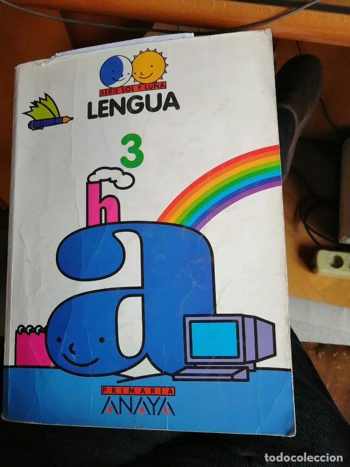 Libros de segunda mano: Lengua 3  Serie Sol y Luna, Anaya - Foto 1