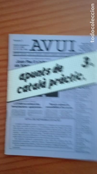 Libros de segunda mano: Apunts de catal&agrave; pr&agrave;ctic del 1 al 13 AVUI 1981-1985 molt bon estat - Foto 3