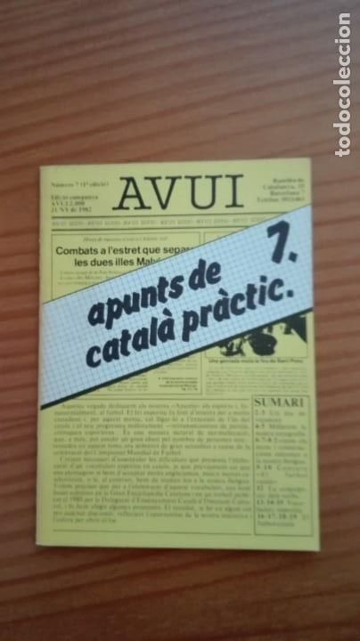 Libros de segunda mano: Apunts de catal&agrave; pr&agrave;ctic del 1 al 13 AVUI 1981-1985 molt bon estat - Foto 7