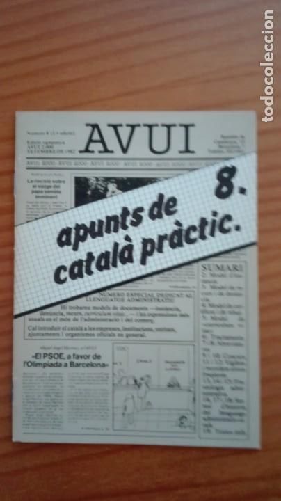 Libros de segunda mano: Apunts de catal&agrave; pr&agrave;ctic del 1 al 13 AVUI 1981-1985 molt bon estat - Foto 8