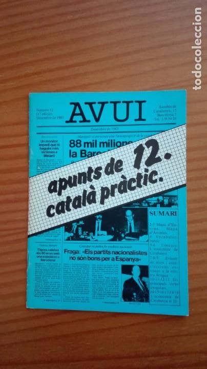 Libros de segunda mano: Apunts de catal&agrave; pr&agrave;ctic del 1 al 13 AVUI 1981-1985 molt bon estat - Foto 12