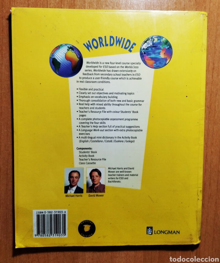 Libros de segunda mano: Libro texto worldwide ingl&eacute;s 3 eso longman Michael harris - Foto 2