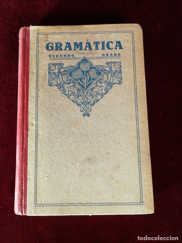 Libros de segunda mano: Gram&aacute;tica Segundo Grado libro del maestro Edelvives 1941 - Foto 1