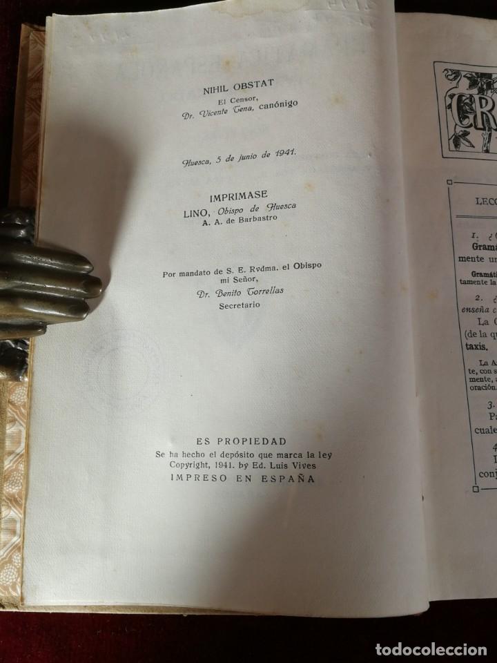 Libros de segunda mano: Gram&aacute;tica Segundo Grado libro del maestro Edelvives 1941 - Foto 3