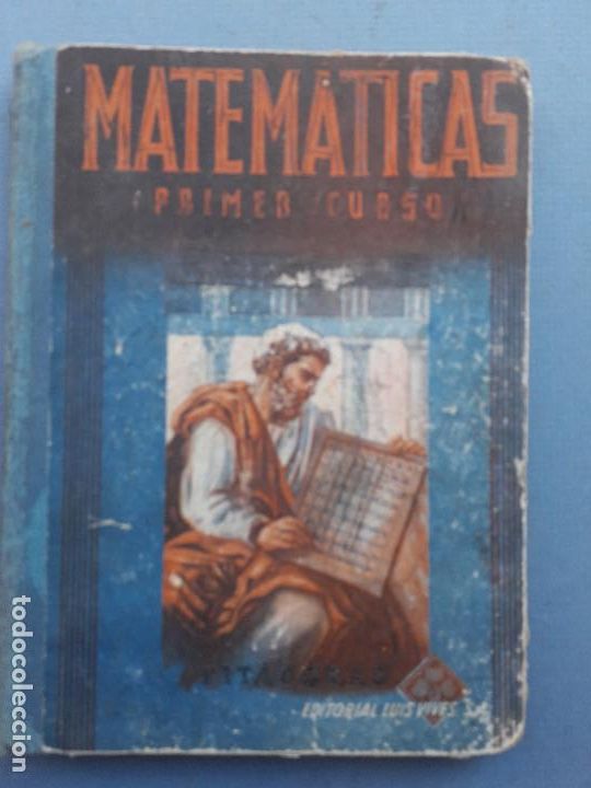 Libros de segunda mano: matematicas primer curso , luis vives, 1952 (estado regular) - Foto 1