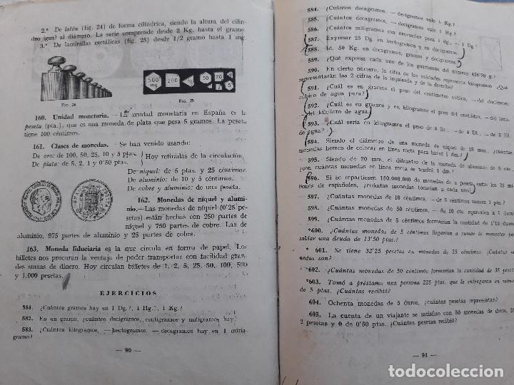 Libros de segunda mano: matematicas primer curso , luis vives, 1952 (estado regular) - Foto 4