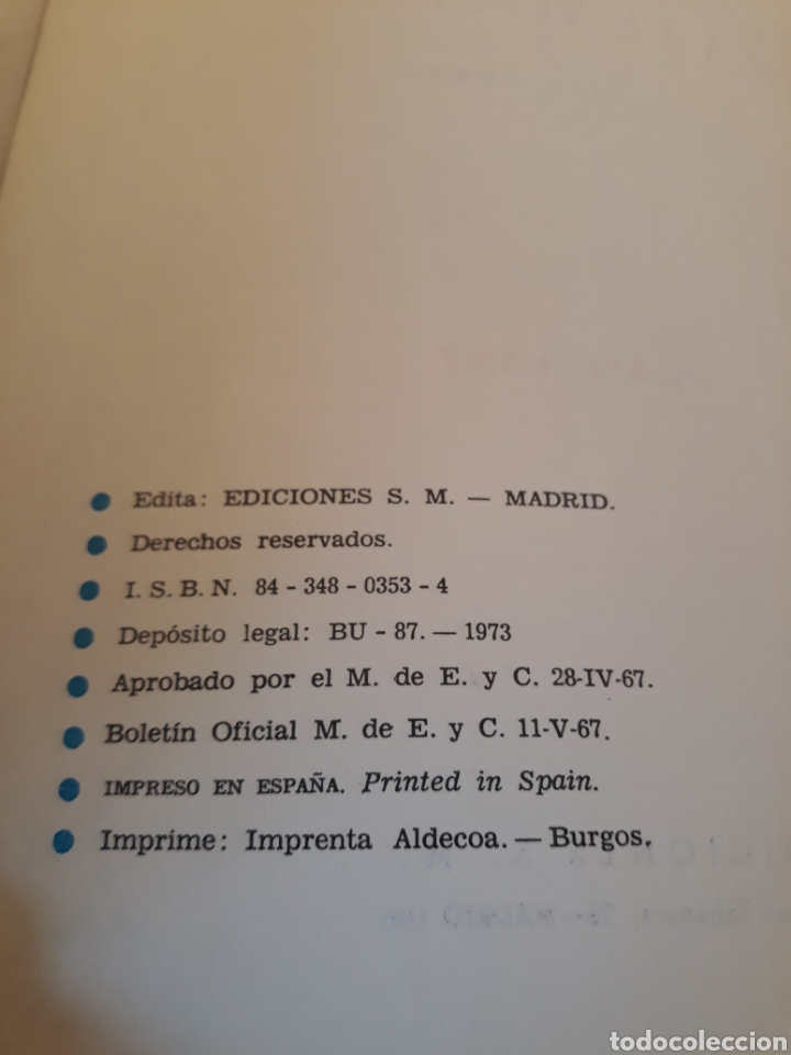 Libros de segunda mano: Matematicas 5&deg;.plan 1957.ediciones S M. - Foto 5
