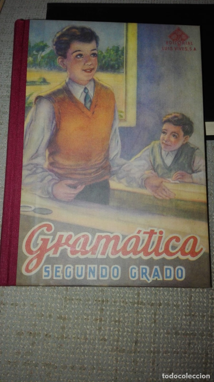 Libros de segunda mano: Gram&aacute;tica. Segundo grado. Editorial Luis Vives. A&ntilde;o 1947. Completamente Nuev - Foto 1