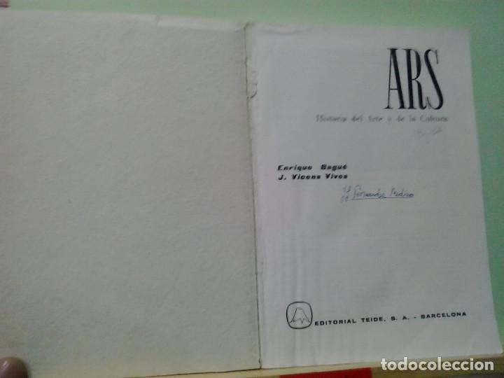 Libros de segunda mano: LMV - ARS. E. Bagu&eacute; / J. Vicens - Foto 2