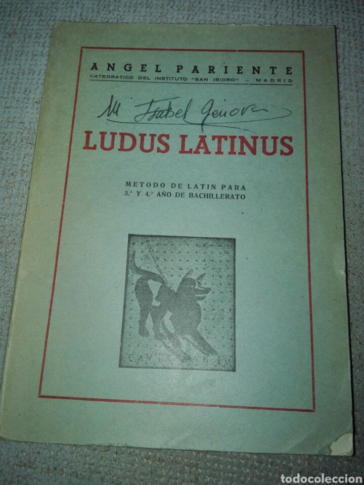 Libros de segunda mano: &Aacute;ngel pariente. Ludus latinus. 1959. - Foto 1