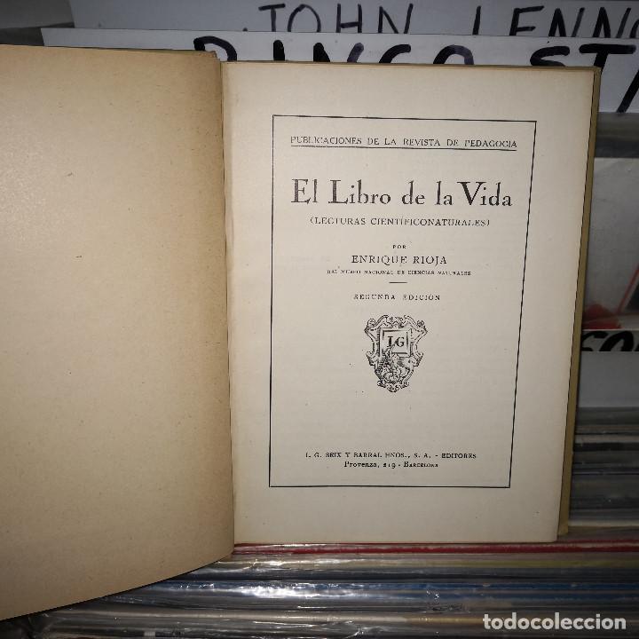 Libros de segunda mano: El Libro de la Vida.  Enrique Rioja,1933 - Foto 2