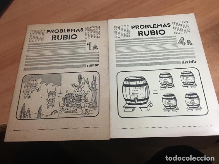 Libros de segunda mano: PROBLEMAS RUBIO LOTE 2 CUADERNOS SUMAR Y DIVIDIR (COB59) - Foto 1