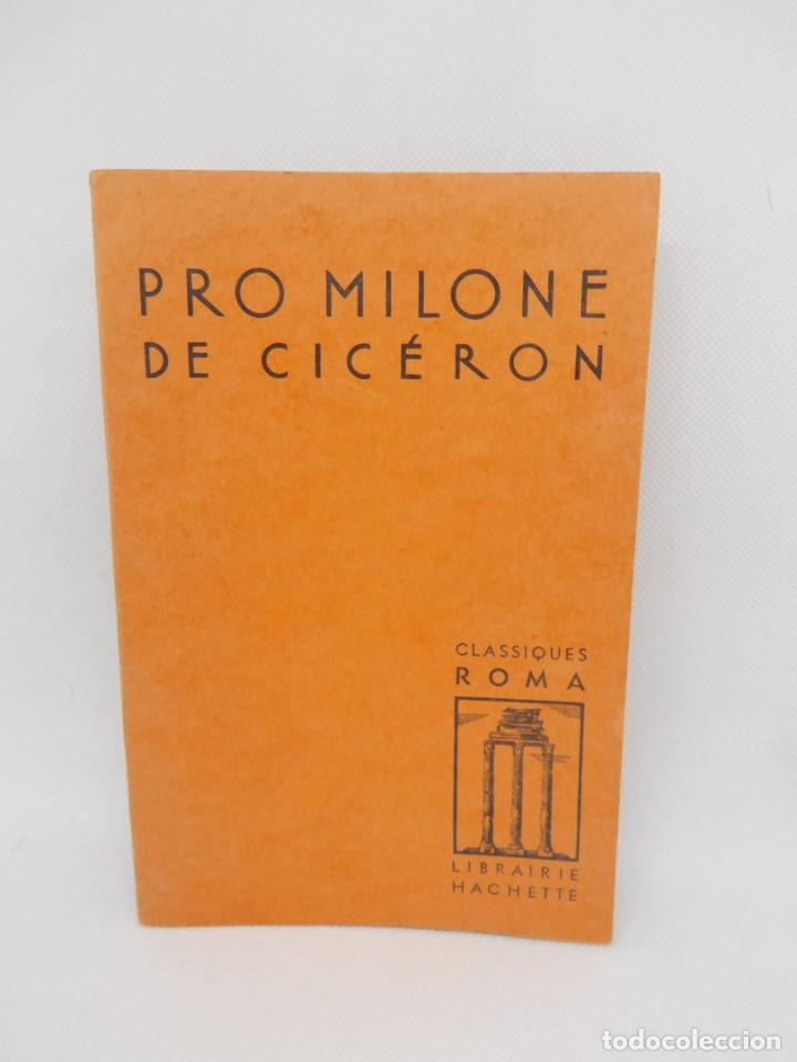 Libros de segunda mano: Libros Pro Milone de Ciceron. 1968. - Foto 1