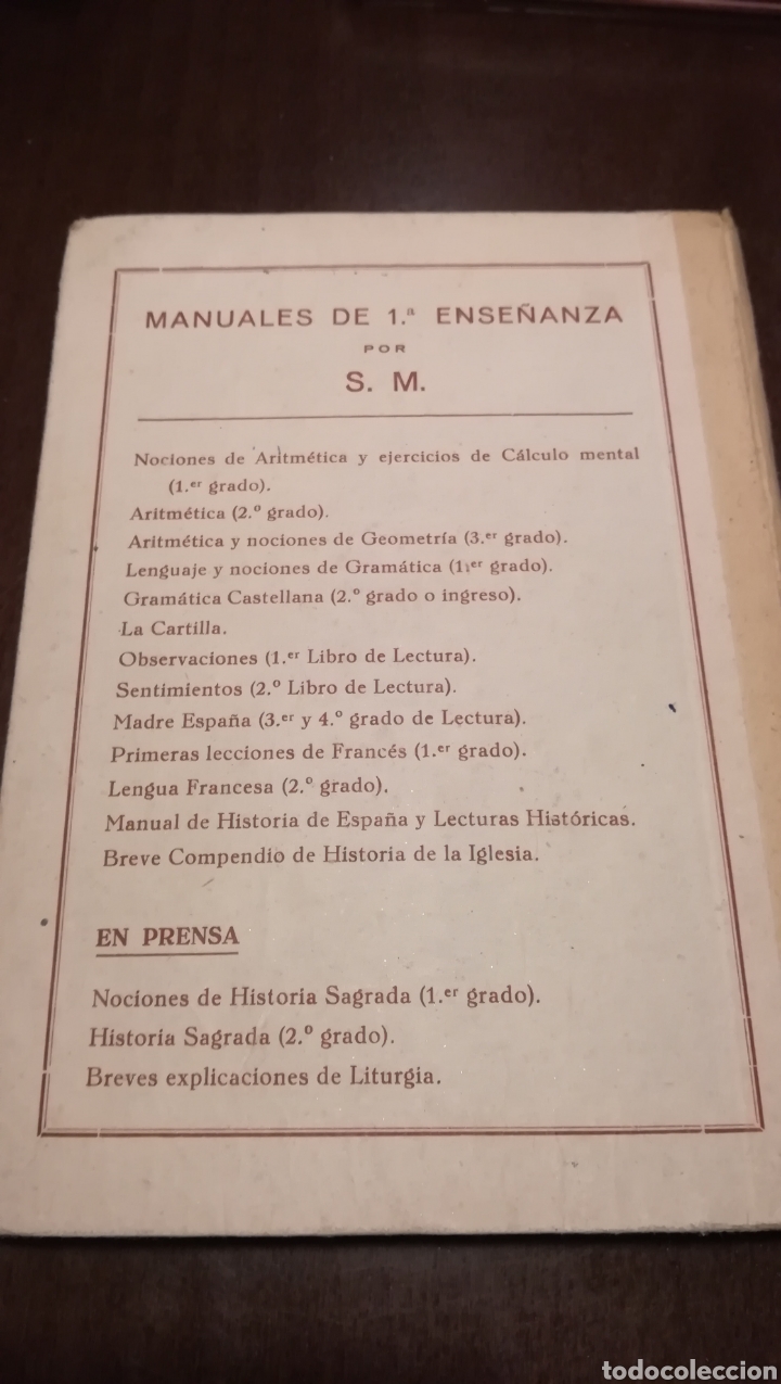 Libros de segunda mano: Historia de la Iglesia. Libro de 1a ense&ntilde;anza de 1938 - Foto 7