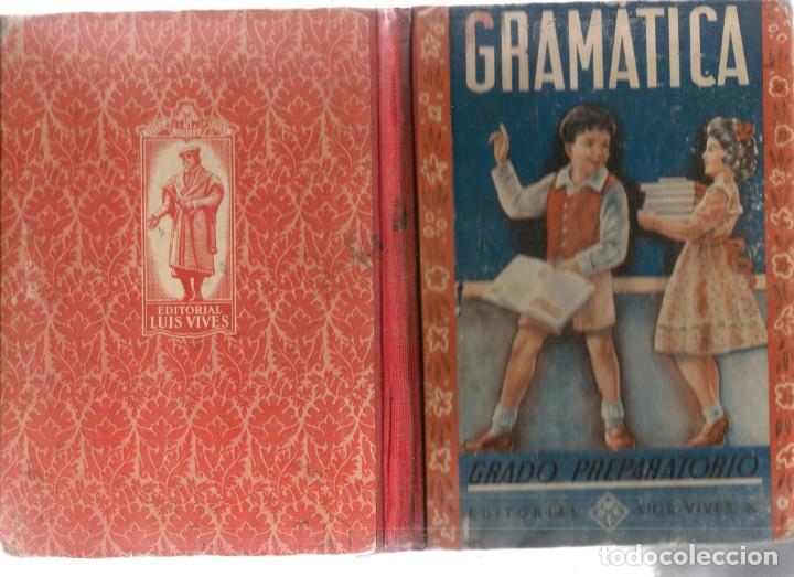 Libros de segunda mano: GRAM&Aacute;TICA. GRADO PREPARATORIO. EDITORIAL LUIS VIVES, 1947. (Z/21) - Foto 2