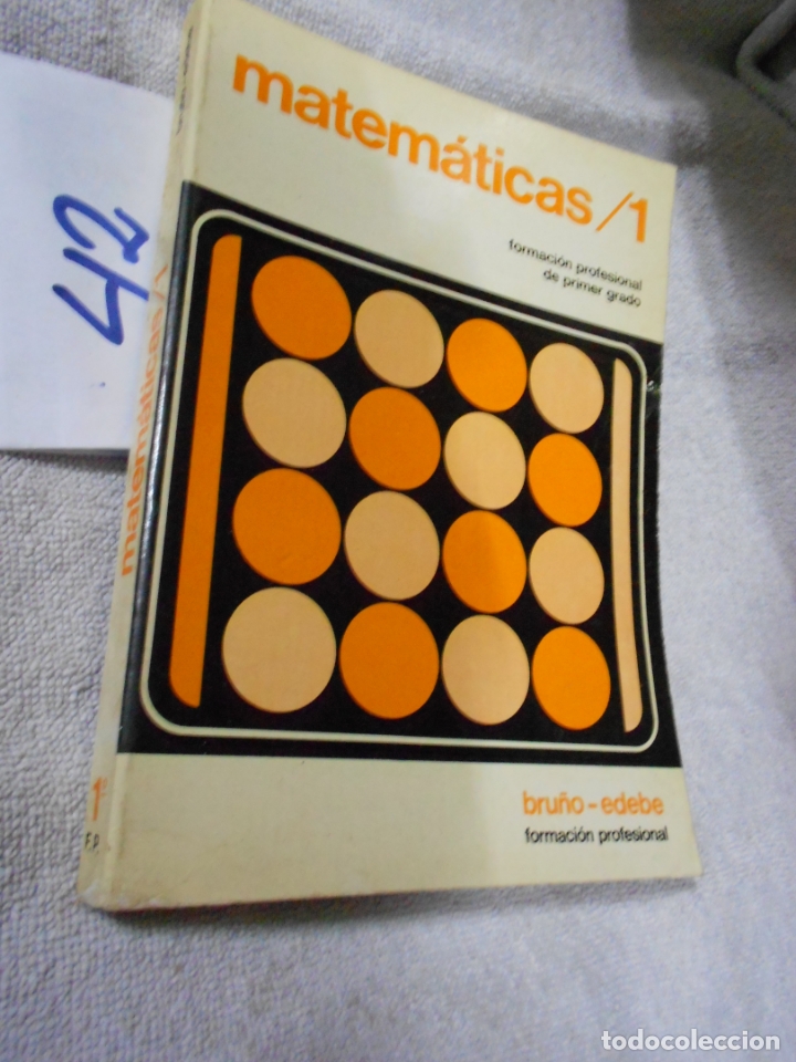 Libros de segunda mano: ANTIGUO LIBRO DE TEXTO - MATEMATICAS 1 - BRU&Ntilde;O - Foto 1