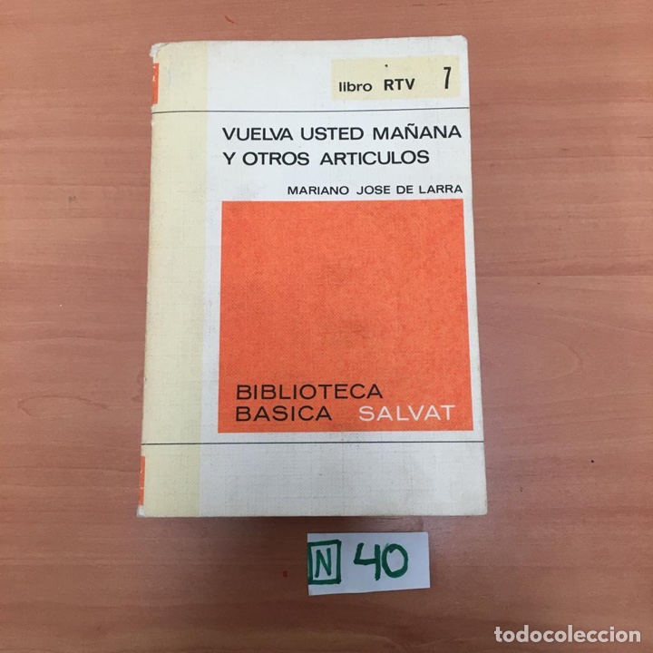Libros de segunda mano: Vuelva Usted Ma&ntilde;ana Y Otros Art&iacute;culos - Foto 1