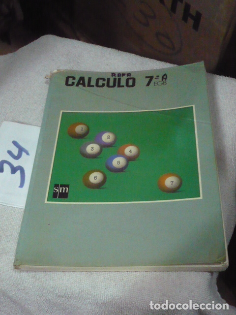 Libros de segunda mano: ANTIGUO LIBRO DE TEXTO - CALCULO 7 - SM - Foto 1