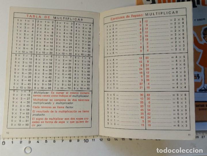 Libros de segunda mano: Cuaderno amigitos num.7  Julio Algora y Tablas de aritm&eacute;rica - Foto 2