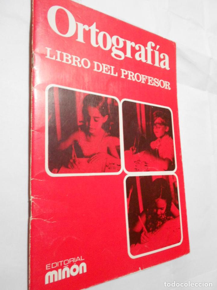 Libros de segunda mano: ANTIGUO LIBRO DE TEXTO - ORTOGRAFIA - LIBRO DEL PROFESOR - CG7 - Foto 1