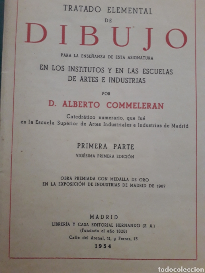 Libros de segunda mano: Tratado elemental de dibujo - Foto 1