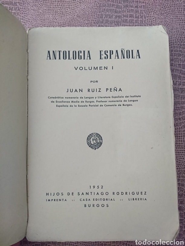 Libros de segunda mano: Antolog&iacute;a espa&ntilde;ola - Foto 4