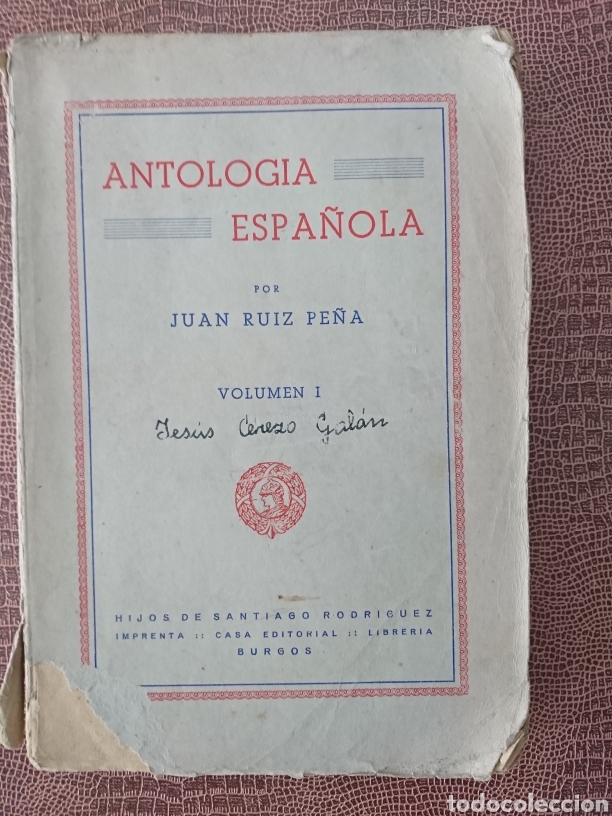 Libros de segunda mano: Antolog&iacute;a espa&ntilde;ola - Foto 1