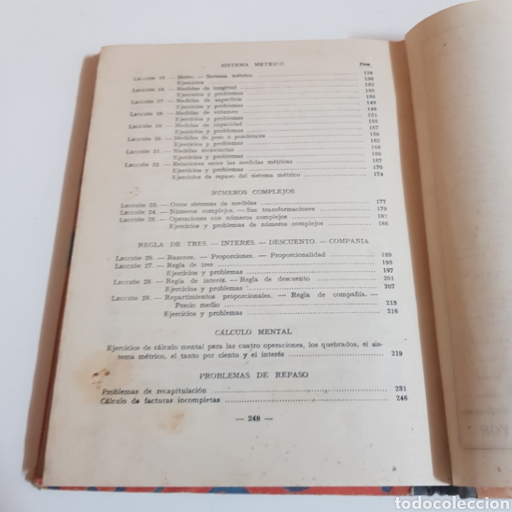 Libros de segunda mano: ARITMETICA SEGUNDO GRADO 1951 ED. LUIS VIVES - Foto 8