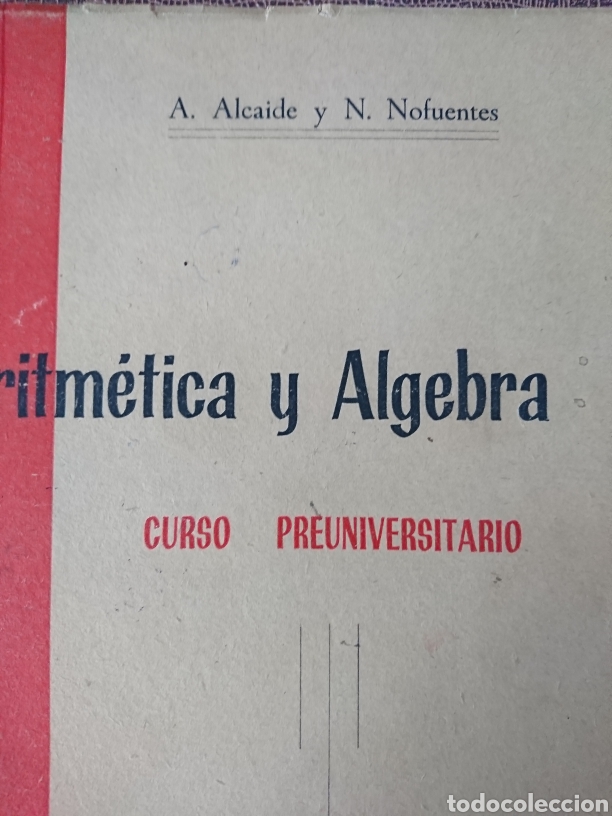 Libros de segunda mano: Aritm&eacute;tica y &aacute;lgebra - Foto 1