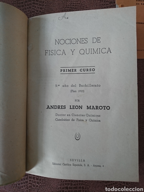 Libros de segunda mano: Nociones de f&iacute;sica y qu&iacute;mica - Foto 1
