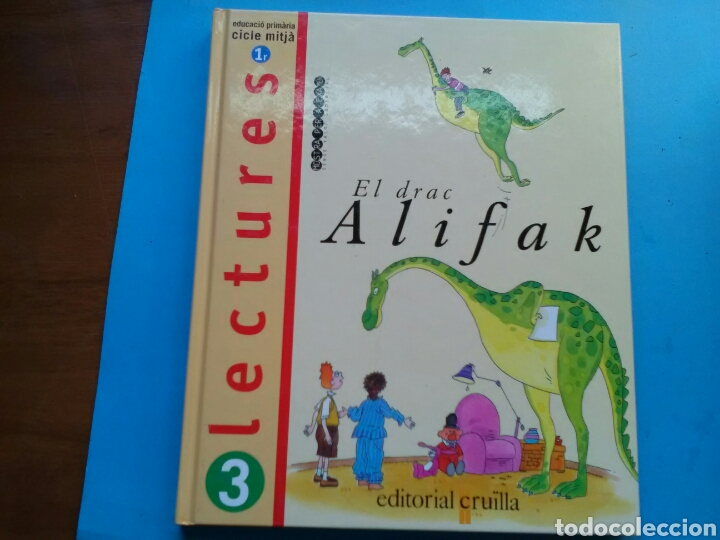 Libros de segunda mano: Lectures 3r de b&agrave;sica El drac Alifak. Ed.Cu&iuml;lla - Foto 1