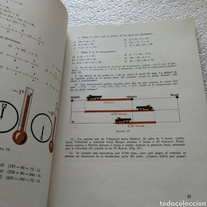 Libros de segunda mano: Matem&aacute;ticas 3&deg; 1959. C. Marcos y J. Martinez - Foto 3